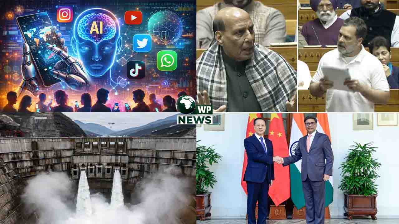 Om Birla No-confidence Motion and New IT Rules India 2026 News Collage