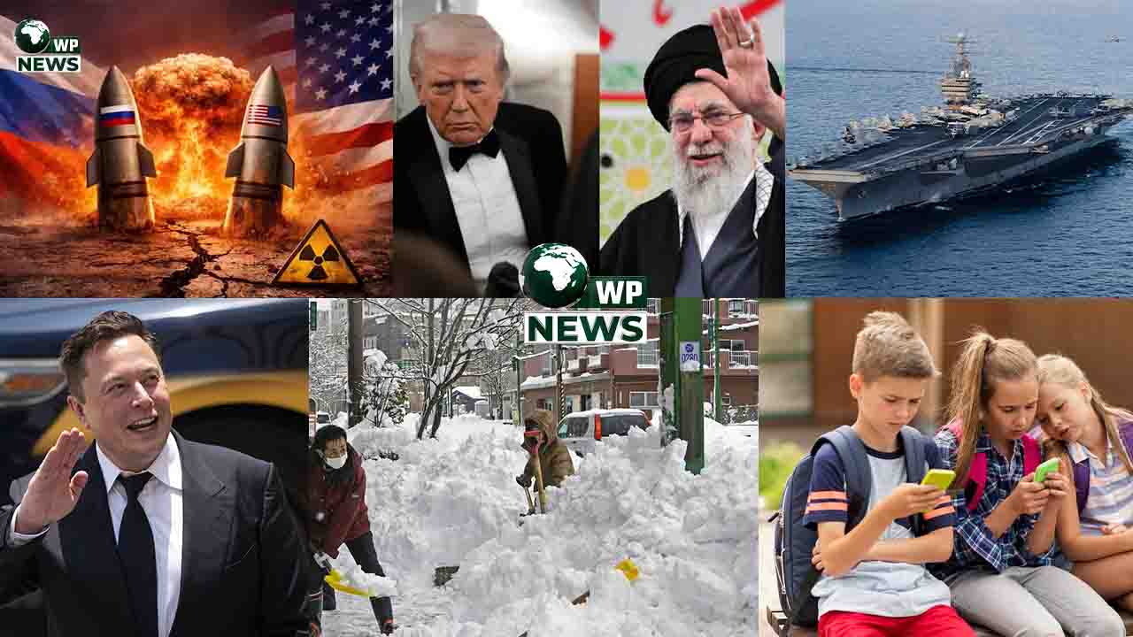 World news update including Spain social media ban, New START, Iran-USA tension, Elon Musk wealth and Japan snowfall
